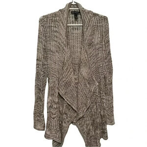INC -International Concepts Cardigan with 
Subtle Shimmer Gold sparkles Women L